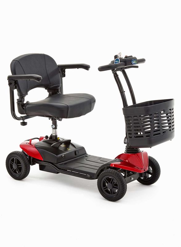 CareCo Dynamo travel mobility scooter with delta tiller