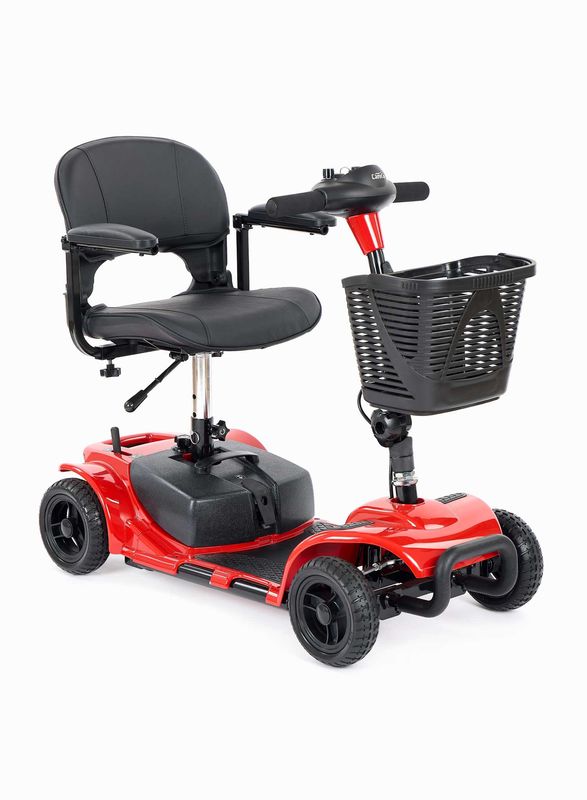 CareCo Libro lightweight travel mobility scooter in grey