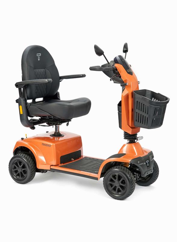 CareCo Traverse premium road mobility scooter with full suspension
