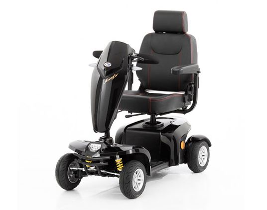 Kymco Komfy 4 pavement scooter in glossy black