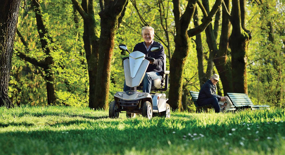 Kymco Maxer heavy-duty mobility scooter