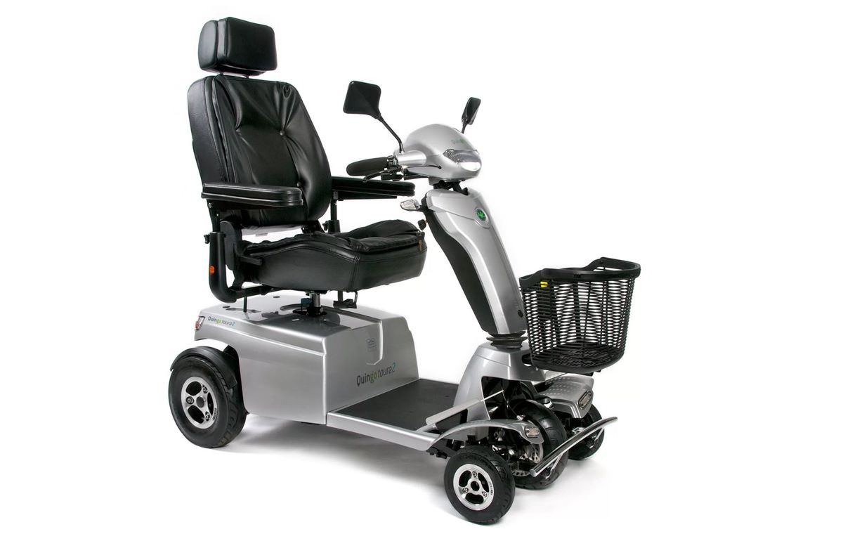 Quingo Toura 2 heavy-duty 5-wheel mobility scooter