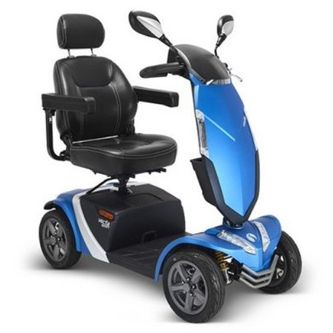 Rascal Vecta Sport compact 8mph road mobility scooter in blue
