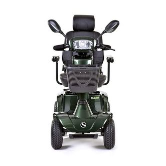 Sterling S425 compact 8mph road mobility scooter in racing green