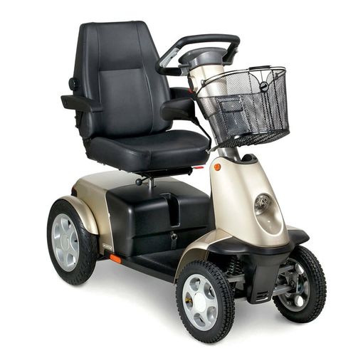 Sterling Trophy top-of-the-range road mobility scooter with car-like steering