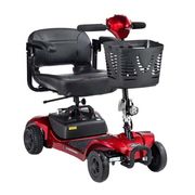 Freerider Ascot compact boot mobility scooter in red