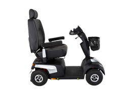 Invacare Comet Ultra heavy-duty mobility scooter in marble white