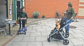 Kymco K-Lite FE auto-folding mobility scooter