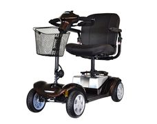 Kymco Mini Comfort travel scooter in glossy bronze