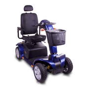 Pride Colt Pursuit 8mph road mobility scooter in blue