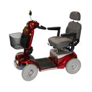 Shoprider Cadiz Class 3 road mobility scooter in red