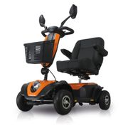 Roma Tulsa mid-size pavement mobility scooter in orange