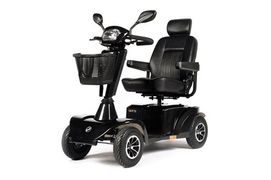 Sterling S700 full-size road mobility scooter with independent suspension in black