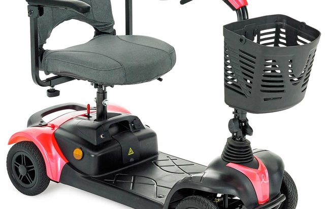 CareCo Valour pink travel mobility scooter