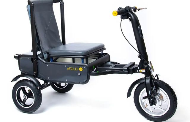 eFOLDi Explorer road-legal 8mph folding mobility scooter