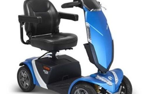 Rascal Vecta Sport compact 8mph road mobility scooter in blue