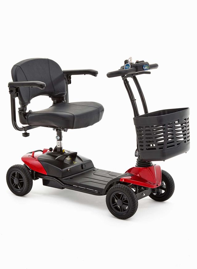 CareCo Dynamo travel mobility scooter with delta tiller