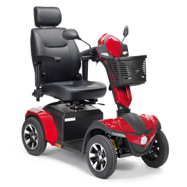Drive DeVilbiss Viper road mobility scooter in red