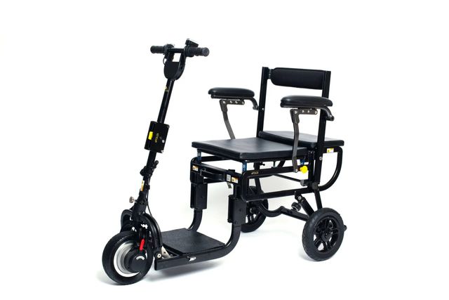 eFOLDi Lite 3-wheel folding mobility scooter with suspension