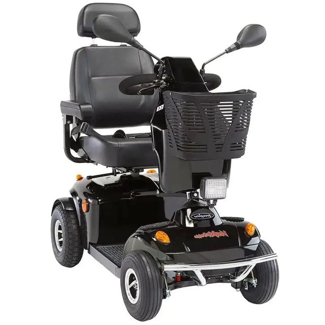 Freerider Mayfair 8 Deluxe compact road mobility scooter in black