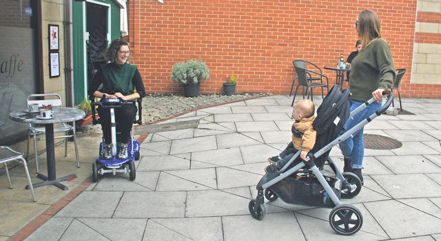 Kymco K-Lite FE auto-folding mobility scooter