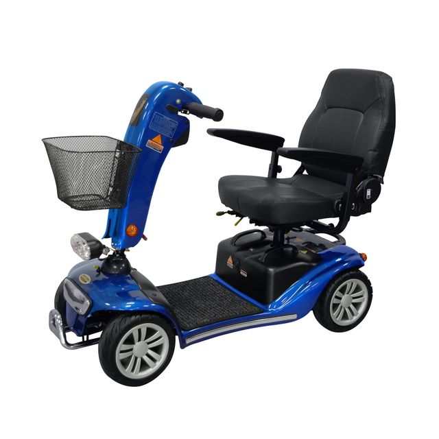 Shoprider Valencia mid-size pavement mobility scooter in blue