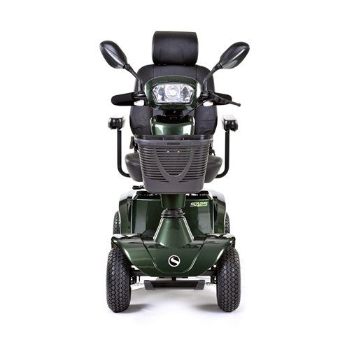 Sterling S425 compact 8mph road mobility scooter in racing green