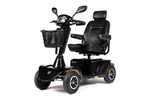Sterling S700 full-size road mobility scooter with independent suspension in black