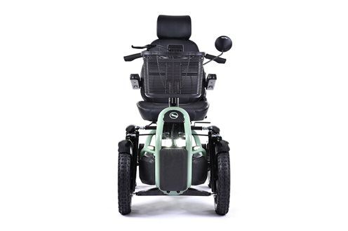 Sterling S800 By Scoozy modern bike-style mobility scooter with large trail tyres